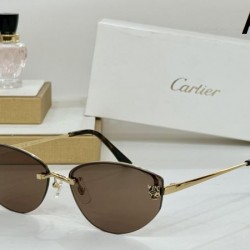 2024FW サングラス CARTIER カルティエ 定番のストリートスタイル 