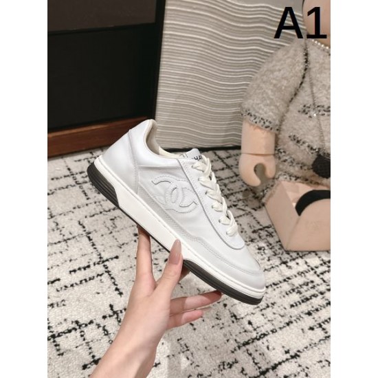 CHANEL シャネル 2024FW レディース用 カジュアルシューズ 雑誌も街も人気アイテム CHANEL シャネル 2024FW レディース用 カジュアルシューズ 雑誌も街も人気アイテム