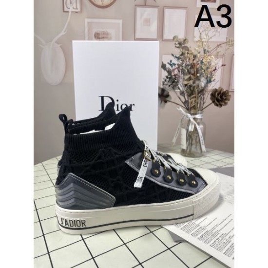 DIOR ディオール 2024FW レディース用 カジュアルシューズ 今や定番アイテム好評品 DIOR ディオール 2024FW レディース用 カジュアルシューズ 今や定番アイテム好評品