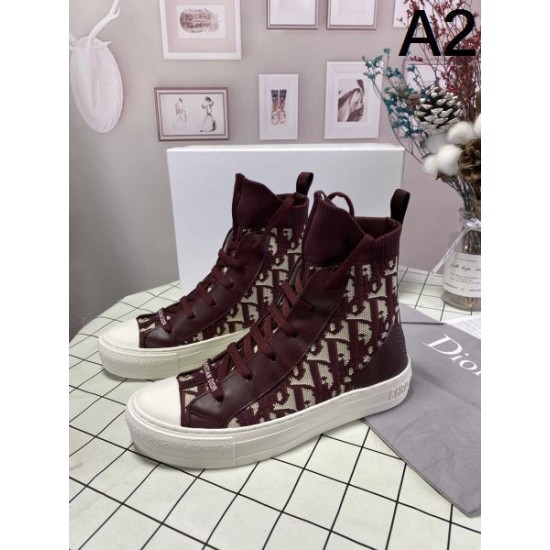DIOR ディオール 2024FW レディース用 カジュアルシューズ 今期新作人気の美ライン DIOR ディオール 2024FW レディース用 カジュアルシューズ 今期新作人気の美ライン