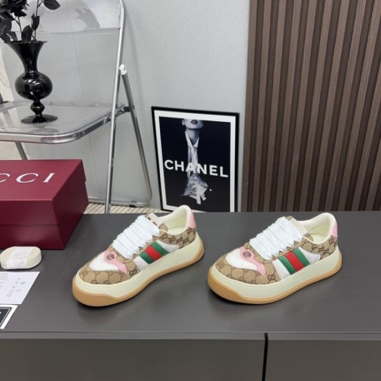 GUCCI グッチ 2024FW レディース用 カジュアルシューズ 洗練された魅力が光る GUCCI グッチ 2024FW レディース用 カジュアルシューズ 洗練された魅力が光る