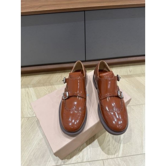 MIU MIU ミュウミュウ 2024FW レディース用 カジュアルシューズ 秋冬トレンド MIU MIU ミュウミュウ 2024FW レディース用 カジュアルシューズ 秋冬トレンド