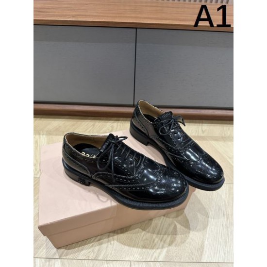 MIU MIU ミュウミュウ 2024FW レディース用 カジュアルシューズ 人気アイテム MIU MIU ミュウミュウ 2024FW レディース用 カジュアルシューズ 人気アイテム