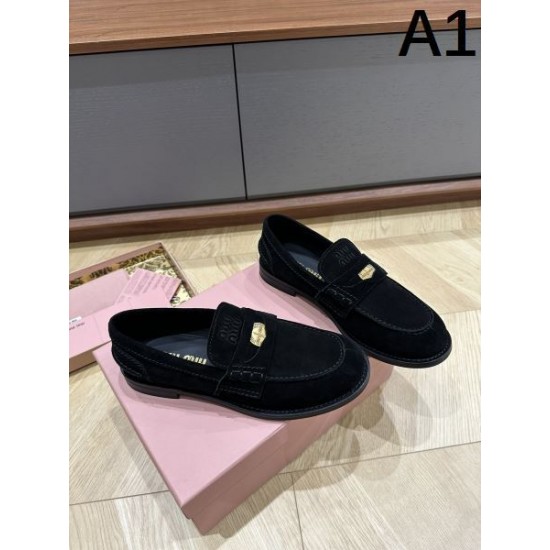MIU MIU ミュウミュウ 2024FW レディース用 カジュアルシューズ 秋冬新作登場 MIU MIU ミュウミュウ 2024FW レディース用 カジュアルシューズ 秋冬新作登場