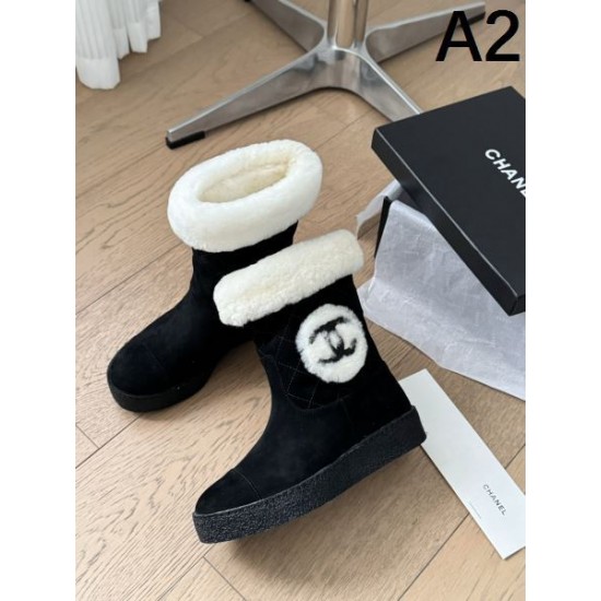 CHANEL シャネル 2024FW レディース用 ブーツ リラックスした雰囲気に CHANEL シャネル 2024FW レディース用 ブーツ リラックスした雰囲気に