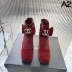 CHANEL シャネル 2024FW レディース用 ブーツ ファッションに新しい色 CHANEL シャネル 2024FW レディース用 ブーツ ファッションに新しい色