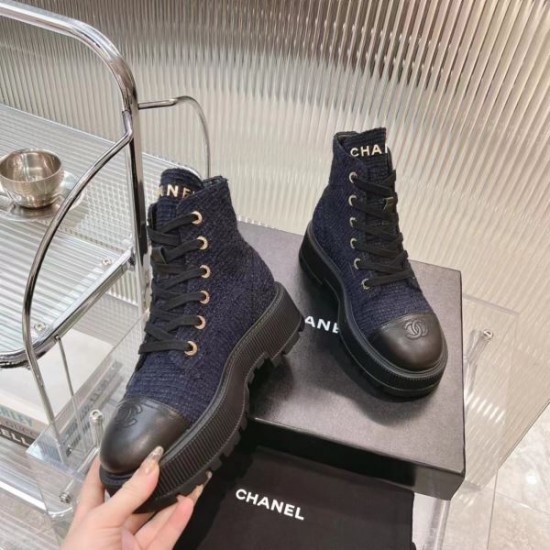 CHANEL シャネル 2024FW レディース用 ブーツ 新作秋冬らしさをプラス CHANEL シャネル 2024FW レディース用 ブーツ 新作秋冬らしさをプラス