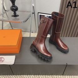 HERMES エルメス 2024FW レディース用 ブーツ 魅力の詰まったスタイル