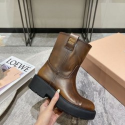MIU MIU ミュウミュウ 2024FW レディース用 ブーツ 日本限定モデル