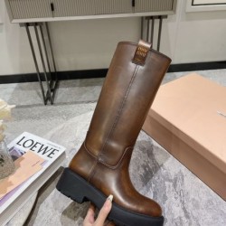MIU MIU ミュウミュウ 2024FW レディース用 ブーツ 秋冬期間大活躍