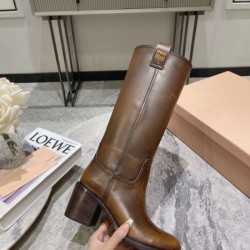 MIU MIU ミュウミュウ 2024FW レディース用 ブーツ 秋冬の新作登場