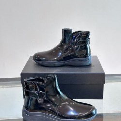 2024FW メンズ用 ブーツ PRADA プラダ 今年らしく魅力的アップ