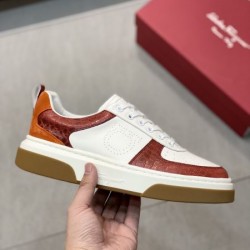 2024FW メンズ用 カジュアルシューズ FERRAGAMO サルヴァトーレ フェラガモ 注目No.1