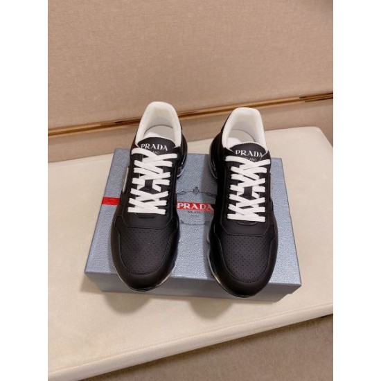 2024FW メンズ用 カジュアルシューズ PRADA プラダ 一気にオシャレ上級者 2024FW メンズ用 カジュアルシューズ PRADA プラダ 一気にオシャレ上級者
