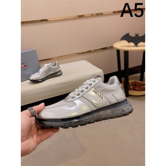 2024FW メンズ用 カジュアルシューズ PRADA プラダ キレイ色チェック秋冬 2024FW メンズ用 カジュアルシューズ PRADA プラダ キレイ色チェック秋冬