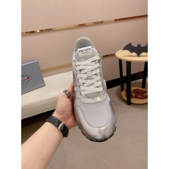 2024FW メンズ用 カジュアルシューズ PRADA プラダ キレイ色チェック秋冬 2024FW メンズ用 カジュアルシューズ PRADA プラダ キレイ色チェック秋冬