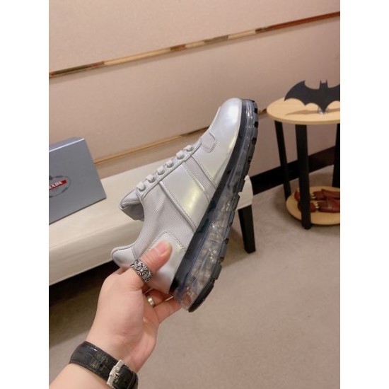 2024FW メンズ用 カジュアルシューズ PRADA プラダ キレイ色チェック秋冬 2024FW メンズ用 カジュアルシューズ PRADA プラダ キレイ色チェック秋冬