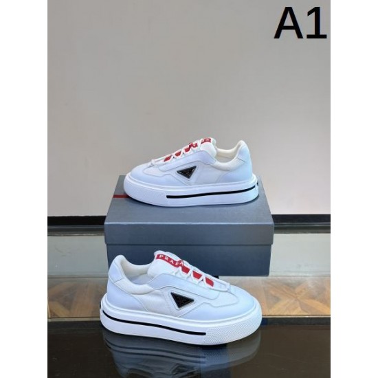 2024FW メンズ用 カジュアルシューズ PRADA プラダ 新品は継続して大人気 2024FW メンズ用 カジュアルシューズ PRADA プラダ 新品は継続して大人気