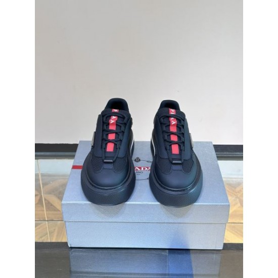 2024FW メンズ用 カジュアルシューズ PRADA プラダ 新品は継続して大人気 2024FW メンズ用 カジュアルシューズ PRADA プラダ 新品は継続して大人気