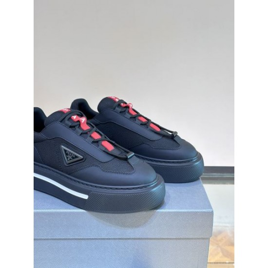 2024FW メンズ用 カジュアルシューズ PRADA プラダ 新品は継続して大人気 2024FW メンズ用 カジュアルシューズ PRADA プラダ 新品は継続して大人気