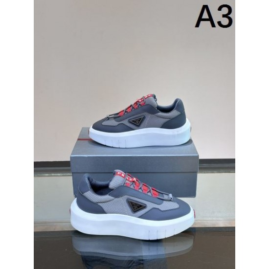 2024FW メンズ用 カジュアルシューズ PRADA プラダ 冬に絶対使える限定的 2024FW メンズ用 カジュアルシューズ PRADA プラダ 冬に絶対使える限定的