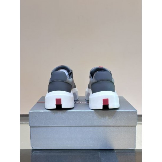 2024FW メンズ用 カジュアルシューズ PRADA プラダ 冬に絶対使える限定的 2024FW メンズ用 カジュアルシューズ PRADA プラダ 冬に絶対使える限定的
