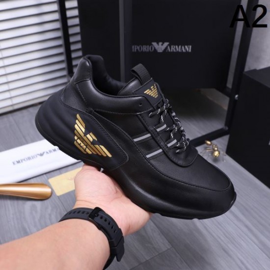 2024FW メンズ用 スニーカー ARMANI アルマーニ 秋冬最新作完売必至