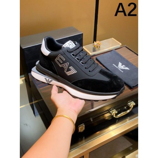 2024FW メンズ用 スニーカー ARMANI アルマーニ 新作限定大人でエレ 2024FW メンズ用 スニーカー ARMANI アルマーニ 新作限定大人でエレ