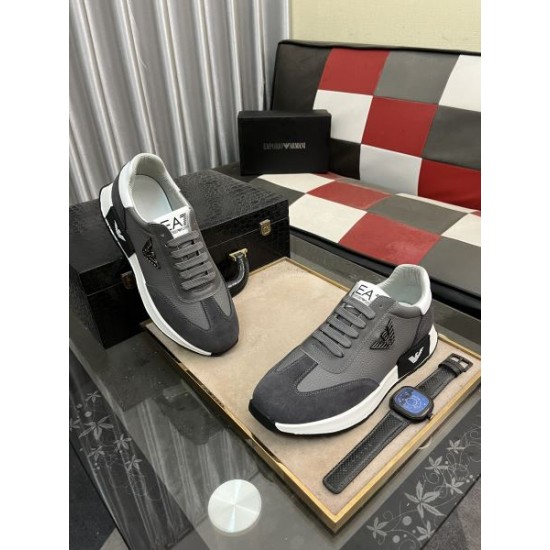 2024FW メンズ用 スニーカー ARMANI アルマーニ 秋冬で限定セール！