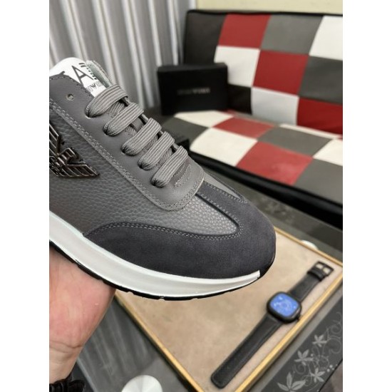 2024FW メンズ用 スニーカー ARMANI アルマーニ 秋冬で限定セール！
