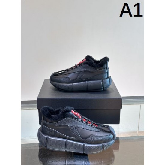 2024FW メンズ用 スニーカー PRADA プラダ 冬季新作に狙うファン殺到 2024FW メンズ用 スニーカー PRADA プラダ 冬季新作に狙うファン殺到