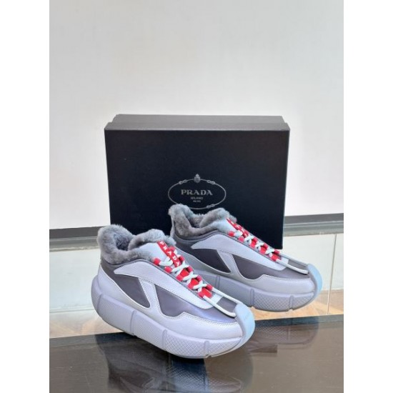 2024FW メンズ用 スニーカー PRADA プラダ 冬季新作に狙うファン殺到 2024FW メンズ用 スニーカー PRADA プラダ 冬季新作に狙うファン殺到