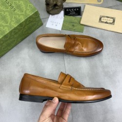 2024FW メンズ用 ビジネスシューズ GUCCI グッチ 話題沸騰中の冬季新作