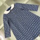 2024FW ワンピース GUCCI グッチ 最新先取りおしゃれなロゴ入り 2024FW ワンピース GUCCI グッチ 最新先取りおしゃれなロゴ入り