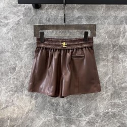 CELINE セリーヌ レザーパンツ 2024FW この時季だからお買い得