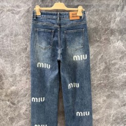 MIU MIU ミュウミュウ ジーパン 2024FW 秋冬最新作完売必至