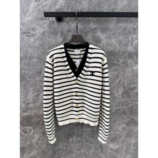 CELINE セリーヌ ニットカーディガン 2024FW 冬のおでかけにもぴったり CELINE セリーヌ ニットカーディガン 2024FW 冬のおでかけにもぴったり