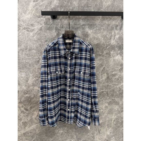 CELINE セリーヌ 長袖シャツ 2024FW 夢中になる冬季新作が続出 CELINE セリーヌ 長袖シャツ 2024FW 夢中になる冬季新作が続出