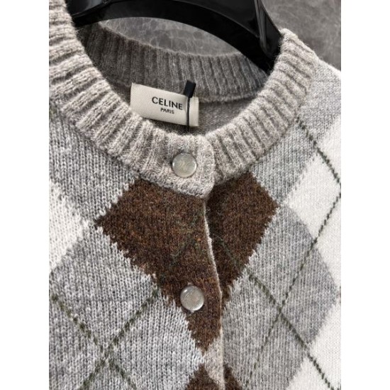 CELINE セリーヌ ニットカーディガン 2024FW 海外の顧客限定先行セール CELINE セリーヌ ニットカーディガン 2024FW 海外の顧客限定先行セール
