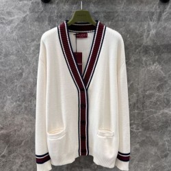 GUCCI グッチ ニットカーディガン 2024FW 普段使いに最適の大人スタイル