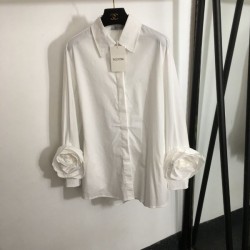 VALENTINO ヴァレンティノ 長袖シャツ 2024FW 優しげな高級人気色