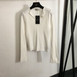 YSL イヴ サンローラン プルオーバーニット 2024FW ビンテージ感のある