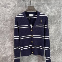 YSL イヴ サンローラン ニットカーディガン 2024FW 完売大人気アイテム