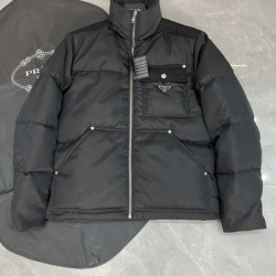 2024FW PRADA プラダ 根強い人気定番商品 メンズ用 ダウンジャケット