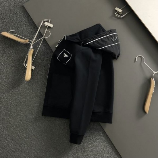 2024FW PRADA プラダ 最新先取りおしゃれなロゴ入り コート