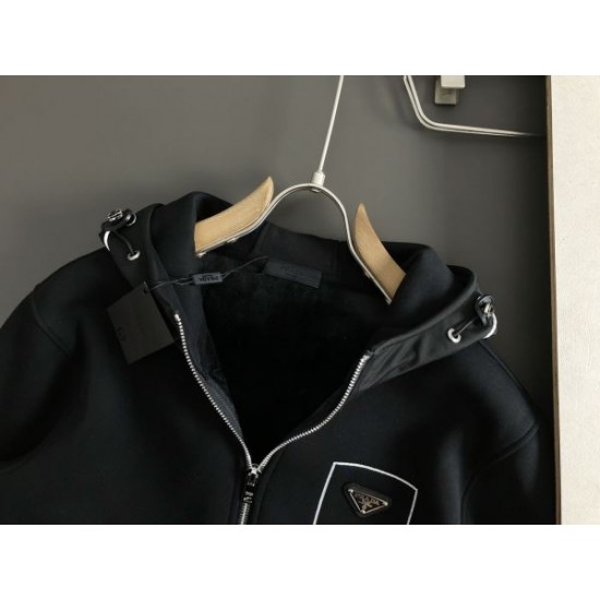 2024FW PRADA プラダ 最新先取りおしゃれなロゴ入り コート
