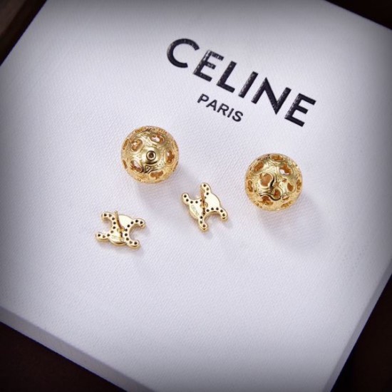 スタイリッシュな雰囲気 2024SS イヤリング CELINE セリーヌ スタイリッシュな雰囲気 2024SS イヤリング CELINE セリーヌ