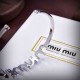 長時間持続可能 2024SS ブレスレット MIU MIU ミュウミュウ 