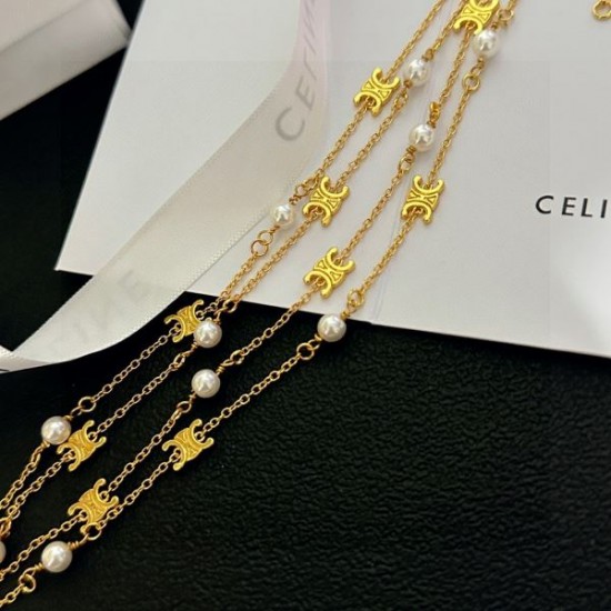 愛用者多数になる春季新作 2024SS ネックレス CELINE セリーヌ