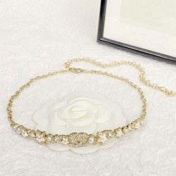 上品なカジュアルコーデに 2024SS ネックレス CHANEL シャネル 